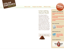 Tablet Screenshot of colorenrichedmulch.com